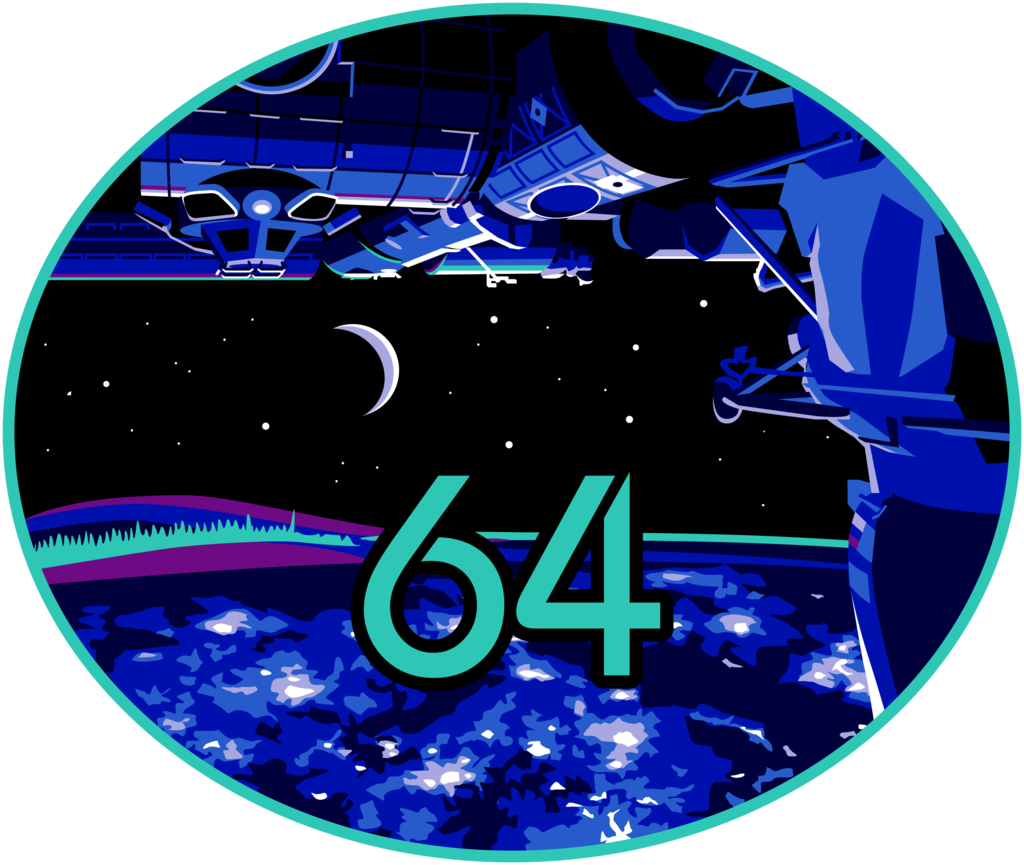 ISS Expedition 64 mission patch